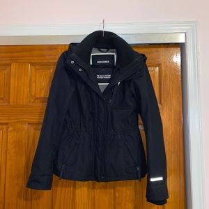 Abercrombie & Fitch Navy Blue Winter Jacket
